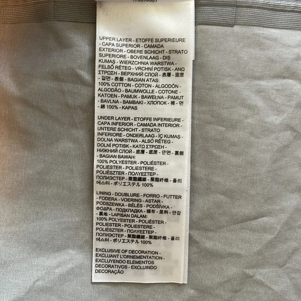 MADE & CRAFTED RARE Levi’s Rain Jacket size 0 - trim BOVINE LEATHER - GOOD C - Picture 15 of 17